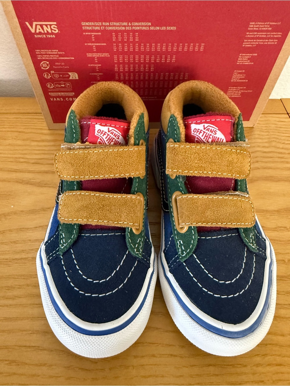 Vans Sk8 - Mid Reissu MTE MULTI / TRUE WHITE SIZE 10.5 C - Picture 3 of 9